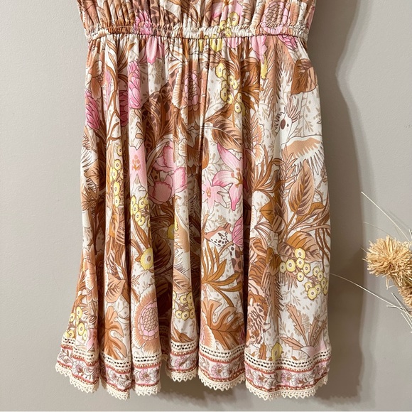 Spell & The Gypsy Jungle Floral boho Mini Dress with Pockets size XS - Picture 12 of 16